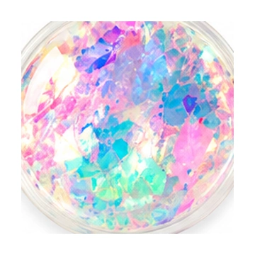 Chameleon Flakes — Golden Yellow – Turquoise