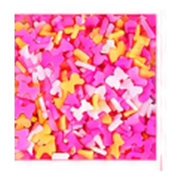Sprinkles & Add-ins — Pink & Yellow Stars