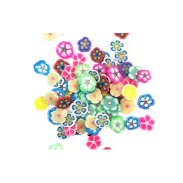 Sprinkles & Add-ins — Rainbow Clay Flowers