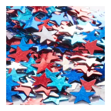 Sprinkles & Add-ins — Red, White & Blue Stars