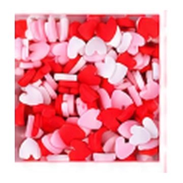 Sprinkles & Add-ins — Red & White Hearts